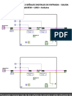 Manejo de más de 2 señales digitales I/O LabVIEW Arduino