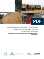 Análisis de Las Cadenas de Valor y de La Logística de Plantaciones Forestales Con Fines Comerciales en Colombia