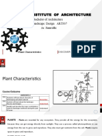 University Institute of Architecture: Bachelor of Architecture Landscape Design ART337 Ar. Samridhi