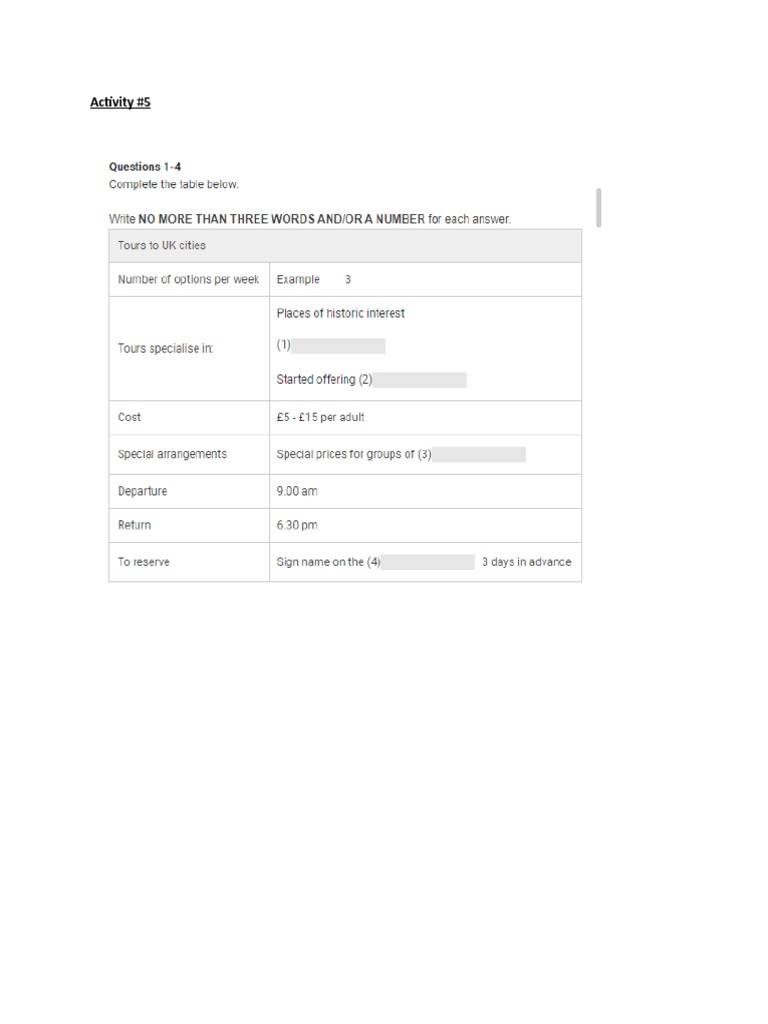 Week 2 - Practice Activity - 5 | PDF | Home & Garden