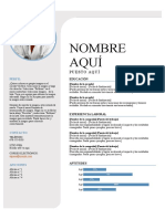 MODELO DE CV