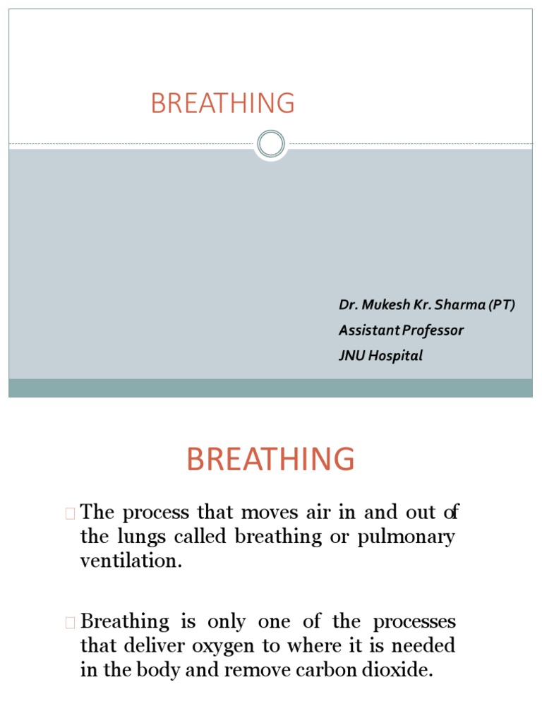 Breathing Exercise | PDF | Lung | Breathing