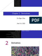 Chapter 2. Derivatives: Do Ngoc Diep
