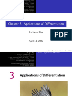 Chapter 3. Applications of Differentiation: Do Ngoc Diep