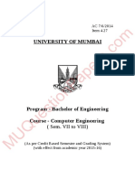 Computer Engineering - Final Year Semester 78