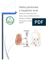 diálisis peritoneal y trasplante de riñón