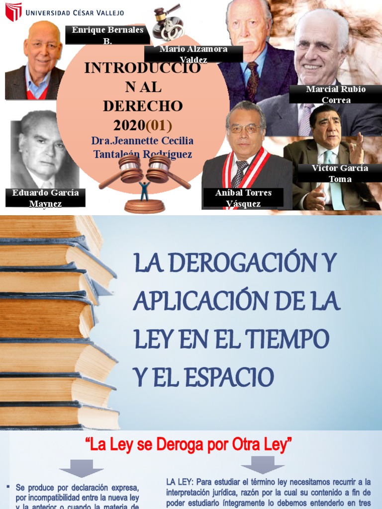 Derogación y Aplicación de la Ley | PDF | Ley ex post facto | Derecho penal