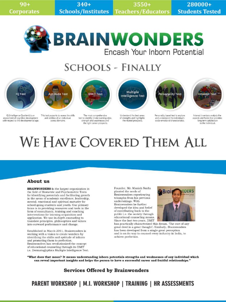 Brainwonders Brochure 2018 | PDF