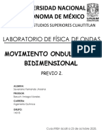 Práctica 2-Movimiento Ondulatorio Bidimensional