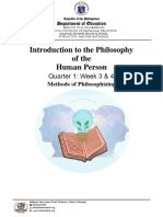 q1 Introduction To The Philosophy of The Human Person Module 2 - Week 3 4