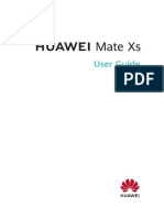 HUAWEI Mate Xs User Guide - (TAH-N29m, EMUI11.0 - 01, EN)