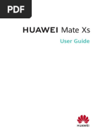 HUAWEI Mate Xs User Guide - (TAH-N29m, EMUI11.0 - 01, EN)