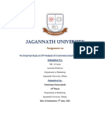 Jagannath University: Assignment On