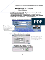 Sistema Integral de Colegios 2010