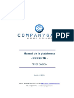 CompanyGameManualPlataforma Docente Basico