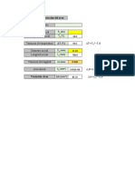 Excel de Datos Aplicaciones de Dilatación