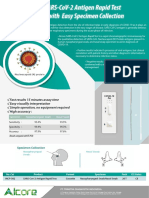 Fast Results 15 Minutes Assay Time Easy Visuallly Interpretation Simple Operation, No Equipment Required High Accuracy