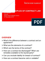 Basic Principles of Contract