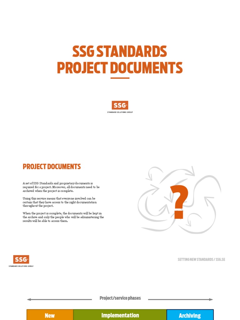 SSG Standards Project Documentation Guide | PDF | Information Age ...