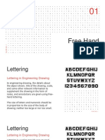 Lettering Rules for Engineering Drawings