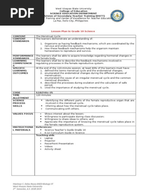Lesson Plan in Grade 10 Science.doc
