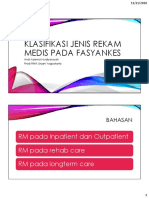 KDRM 10. 2 Klasifikasi Jenis Rekam Medis Pada Fasyankes RM RAJAL Rehab Longterm