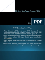 Panduan Instal Dan Tes Aplikasi SEB Untuk CAT