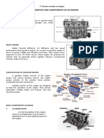 Characteristics and Components of An Engine