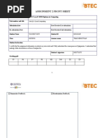 Assignment 2 Front Sheet: Qualification BTEC Level 5 HND Diploma in Computing Unit Number and Title Submission Date