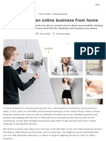 Online Business From Home - A Guide