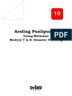 Modyul 7 & 8 Disaster Planning AP 10