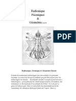 Radionics Psionics Sacred Geometrie Francais