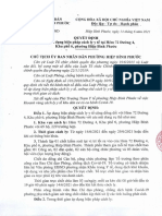 314.QĐ-UBND Quyết định áp dụng biện pháp cách ly y tế tại Hẻm 72 Đường 4, Khu phố 6, phường Hiệp Bình Phước