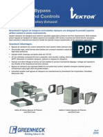 Isolation & Bypass Dampers and Controls: For Vektor Laboratory Exhaust