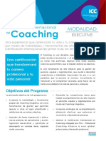 Brochure Certificación Internacional en Coaching Agosto 2015