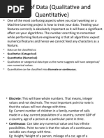 Types of Data (Qualitative and Quantitative)