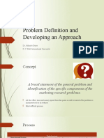 Problem Definition and Developing An Approach: Dr. Abhinita Daiya D. Y. Patil International University