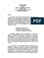 Hector Treas, Petitioner, - Versus - People of The Philippines, Respondent. G. R. No. 195002 January 25, 2012 Ponente: Sereno, J.