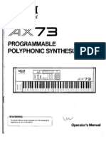 Akai AX73 Operator Manual