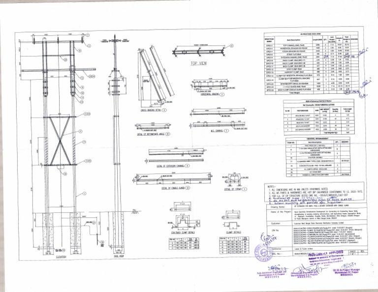 11 KV O.H.extension Double Pole Arrangement With Cradle Guard PDF