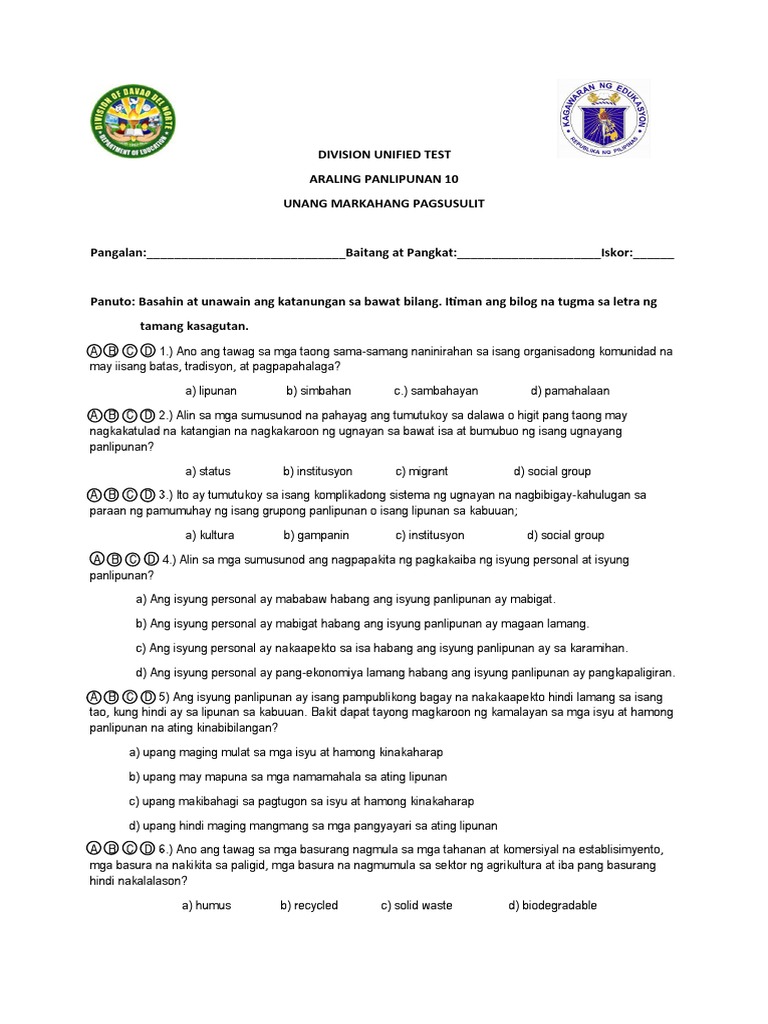 AP Grade 10 | PDF
