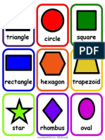 2d Shapes Poster