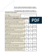 Questionnaire of Study