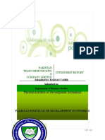 PTCL Internship Report 2010