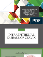 Intraepithelial disease of cervix, vagina and vulva