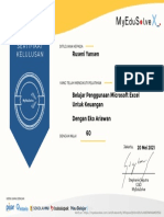 Belajar Penggunaan Microsoft Excel Untuk Keuangan