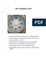 The Magnetic Compass Card
