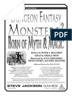 Dokumen.pub Gurps 4th Edition Dungeon Fantasy Monsters 3 Born of Myth Amp Magic