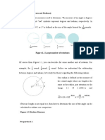 1. Angle Measure (Degrees and Radians) : Ab=Oa =Ob α= AB r