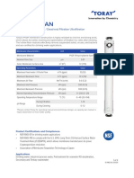 HFU-2020AN: Pressurized Outside To in / Dead-End Filtration Ultrafiltration (UF) Membrane Module